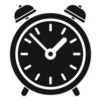 vector simple de icono de despertador matutino. estilo de vida saludable