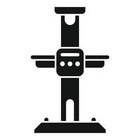 Automotive lift icon simple vector. Auto garage vector