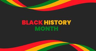 black history month background. African American History or Black History Month. Celebrated annually in February in the USA and Canada. black history month 2023 vector