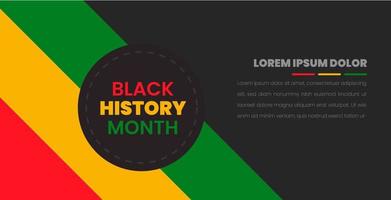 black history month background. African American History or Black History Month. Celebrated annually in February in the USA and Canada. black history month 2023 vector