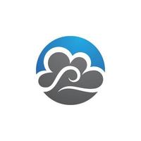 Cloud template vector