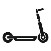 Electric bike icon simple vector. Scooter transport vector