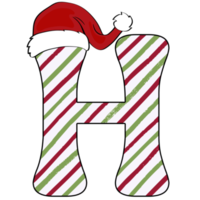 Natale alfabeto design png