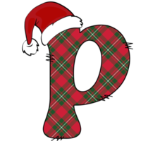 diseño del alfabeto de navidad png