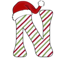 Natale alfabeto design png