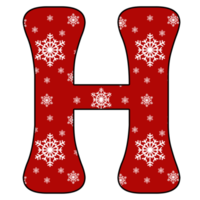 Natale alfabeto design png