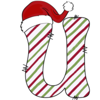 Christmas alphabet design png