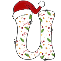 christmas alphabet design png