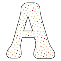 conception de l'alphabet de noël png