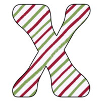 Weihnachts-Alphabet-Design png