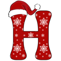 Natale alfabeto design png