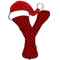 Natale alfabeto design png