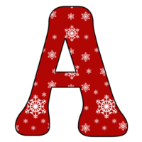 christmas alphabet design png