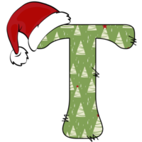 christmas alphabet design png