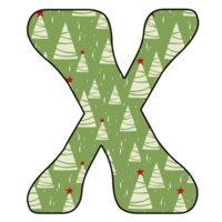 christmas alphabet design png