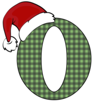 Natale alfabeto design png