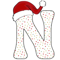 Natale alfabeto design png