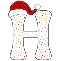 Natale alfabeto design png