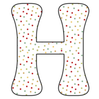 Weihnachts-Alphabet-Design png