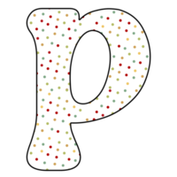 Weihnachts-Alphabet-Design png