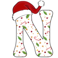 christmas alphabet design png