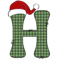 Natale alfabeto design png