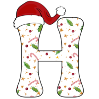 Natale alfabeto design png