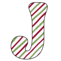 Christmas alphabet design png