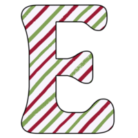 Christmas alphabet design png