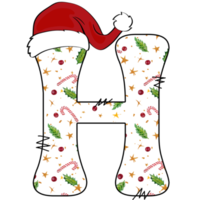 christmas alphabet design png