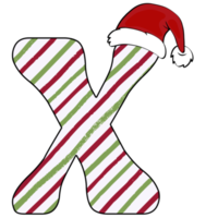 Christmas alphabet design png