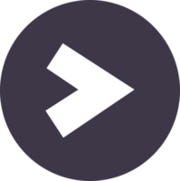 next button, arrow Icon, flat design style png