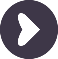 next button, arrow Icon, flat design style png