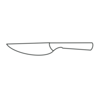 Knife Cut Kitchen Eat Dinner Breakfast Lunch Chef Cafe Restaurant Hand drawn Organic Line Doodle png