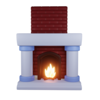 Winter 3d render illustration object png