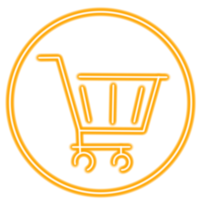 Shopping Neon Icon png