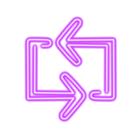 Repeat Neon Icon png