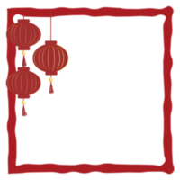 cornice del capodanno cinese png