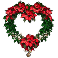 Heart Christmas Wreath png