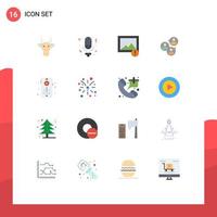 16 Creative Icons Modern Signs and Symbols of audio group women focus focus group Editable Pack of Creative Vector Design Elements