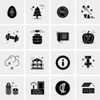 16 Universal Business Icons Vector Creative Icon Illustration to use in web and Mobile Related project