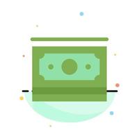 Cash Dollar Money Motivation Abstract Flat Color Icon Template vector