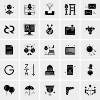 25 Universal Business Icons Vector Creative Icon Illustration to use in web and Mobile Related project