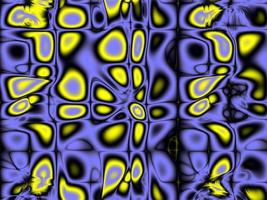 bright decorative yellow-blue pattern, abstract background, design photo