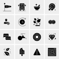 16 Universal Business Icons Vector Creative Icon Illustration to use in web and Mobile Related project