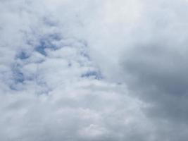 blue sky with clouds background photo