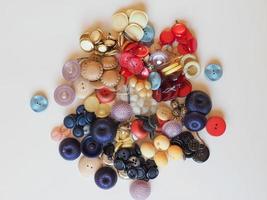 muchos botones multicolores foto