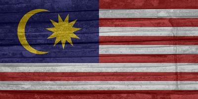 malaysia flag texture as a background photo