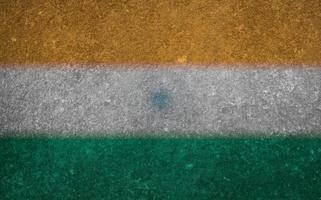 textura de la bandera india como fondo foto