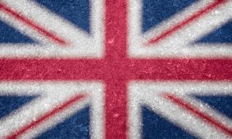 textura de la bandera de inglaterra como fondo foto